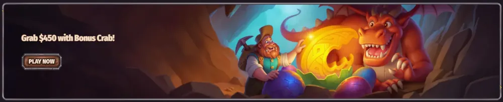 Bannière de crabe bonus Dragonia